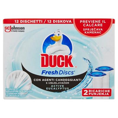 DUCK FRESH DISCS  DOPPIA  RICARICA EUCALIPTUS LAVANDA 2 PZ