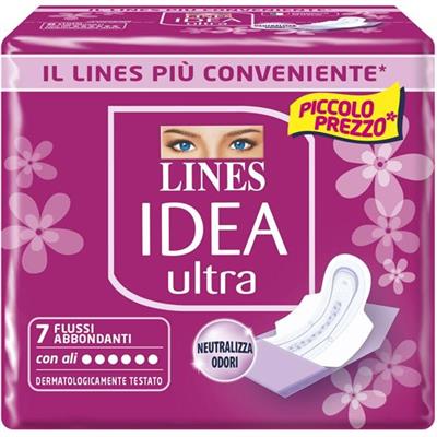 LINES IDEA ASSORBENTI ULTRA FLUSSI ABBONDANTI ALI X7