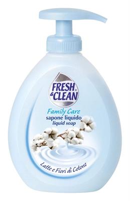 FRESH-CLEAN FAMILY CARE SAP.LIQ.LATTE E FIORI DI COTONE ML 300