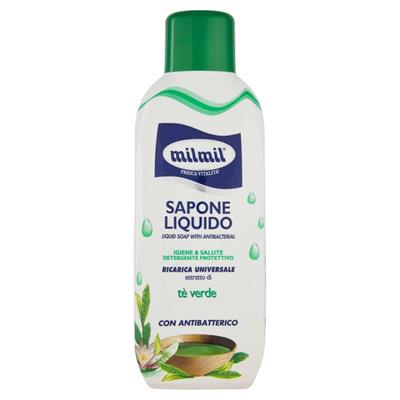 MIL MIL SAPONE LIQUIDO THE VERDE CON ANTIBATTERICO RIC. 1 LT 100