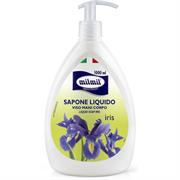 MIL MIL SAPONE LIQUIDO VISO-MANI-CORPO IRIS  DISPENSER 1 LT 1000