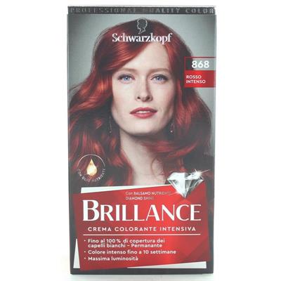 BRILLANCE COLORAZIONE CAPELLI 868 ROSSO INTENSO 144,5ML 144,5ml