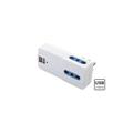 NOVA L.ADATT.SPINA 16A-3 BIPASSO+2 USB 2100MA,BIANCO CE217USB