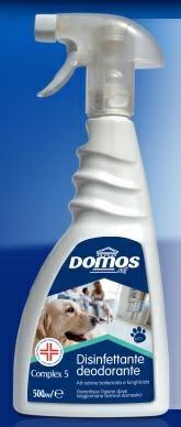 DOMOS DISINFETTANTE DEODORANTE BATTERICIDA E FUNGHICIDA 500ML