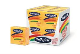 BULKYSOFT TOVAGLIOLO 2 VELI 38X38 GIALLO MAIS 40 PZ EFF.TESSUTO