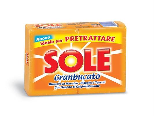 SOLE SAPONE BUCATO GIALLO GR.250 X 2