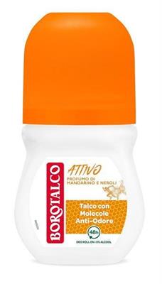 BOROTALCO DEO ROLL ON ATTIVO ARANCIO 50ML NEW