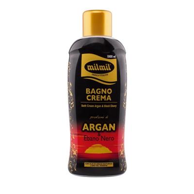 MIL MIL BAGNO CREMA ARGAN - EBANO NERO SLEEVE 1 LT