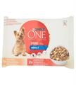 PURINA ONE MINI ADULT 4X85G POLLO E MANZO IN SALSA