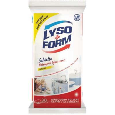 LYSOFORM SALVIETTE IGIENIZZANTI LIMONE 30PZ