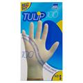 TULIP GUANTI FIT BIANCO MONOUSO LATTICE TAGLIA S 100 PZ TC