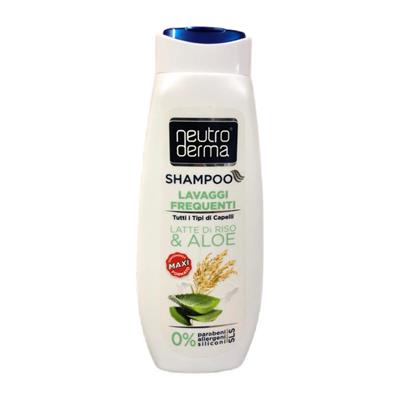 NEUTRODERMA SHAMPOO LAVAGGI FREQUENTI LATTE DI RISO & ALOE 500ML