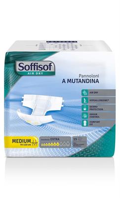 SOFFISOF PANN.MUTANDINA AIR DRY ADULTI ASSORB.7 MEDIUM 15PZ