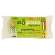 VIROSAC BIOPRATICO 42X45 CM 12 LT 10 PZ NEUTRO MATER BI