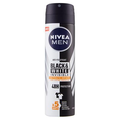 NIVEA DEO BLACK - WHITE ULTIMATE UOMO ML 150