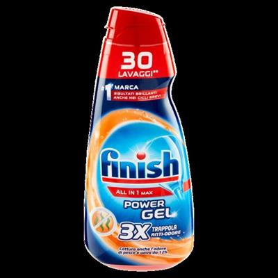 FINISH LAVASTOVIGLIE POWERGEL TUTTO INUNO ANTI ODORE 600 ML