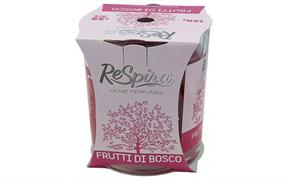 RESPIRA CANDELA profumata FRUTTI di BOSCO