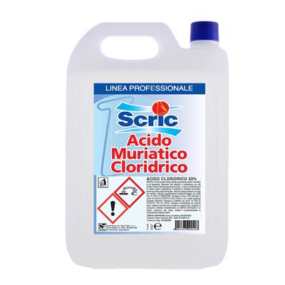 SCRIC ACIDO MURIATICO PURO AL 33% 5LT