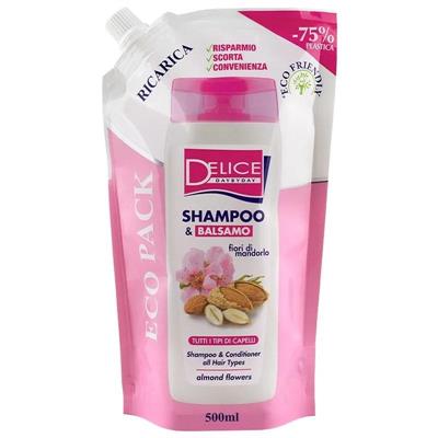 DELICE SHAMPOO&BALSAMO FIORI DI MANDORLO BUSTA  500ML