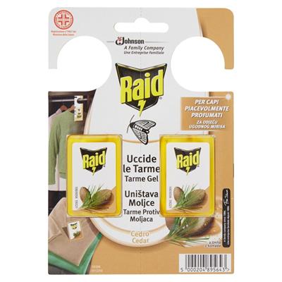 RAID TARME GEL CEDRO  2 PZ