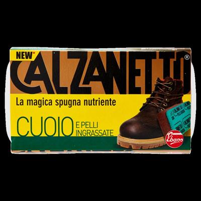 CALZANETTO SPUGNA STD CUOIO E PELLI INGRASSATE 1 PZ