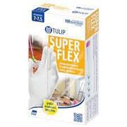 TULIP GUANTI SUPER FLEX VINILE BIANCO TAGLIA M 100 PZ TVC