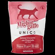 MIGLIORGATTO UNICO CROCCANTINI SUINO CON PROSCIUTTO 400GR