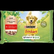 FRISKIES BOCCONI IN SALSA POLLO E CAROTE 4X100G