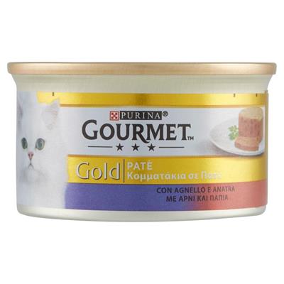 GOURMET GOLD PATE' CON AGNELLO E ANATRA EMULSIO 85 G