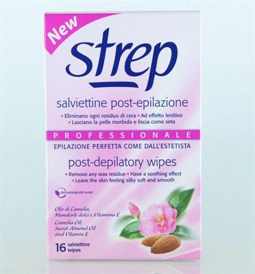 STREP SALVIETTINE POST EPILAZIONE PZ 16