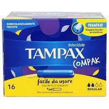 TAMPAX ASSORBENTI COMPAK REGULA X 16