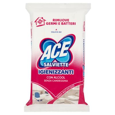 ACE SALVIETTE IGIENIZZANTI CON ALCOOL X 40