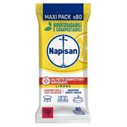 NAPISAN SALVIETTE MULTISUPERFICI IGIENIZZANTI LEMON 80PZ