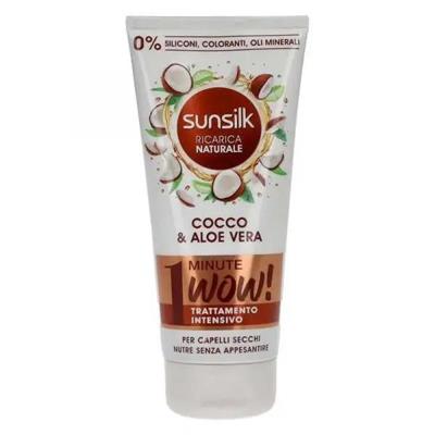 SUNSILK 1 MINUTE MASK COCCO E ALOE VERA 180ML