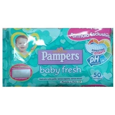 PAMPERS SALVIETTINE BABY FRESH ONDA CLEAN X50