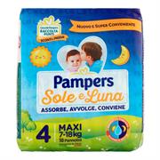 PAMPERS PANNOLINI SOLE E LUNA MAXI X17