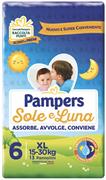 PAMPERS PANNOLINI SOLE E LUNA XL X13