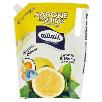 MIL MIL SAPONE LIQUIDO LIMONE&MENTA BUSTA 900ML