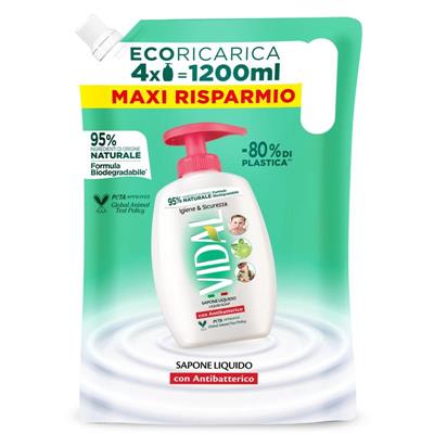 VIDAL SAPONE LIQUIDO ANTIBATTERICO RICARICA 1200 ML