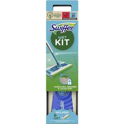 SWIFFER WET STARTER KIT PREASSEMBLATO + 6 PANNI