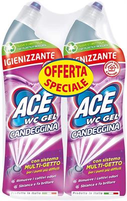 ACE WC GEL CANDEGGINA BIPACCO (2X700ML)