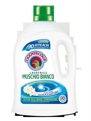 CHANTECLAIR LAVATRICE MUSCHIO BIANCO 28 LAVAGGI 1260ML