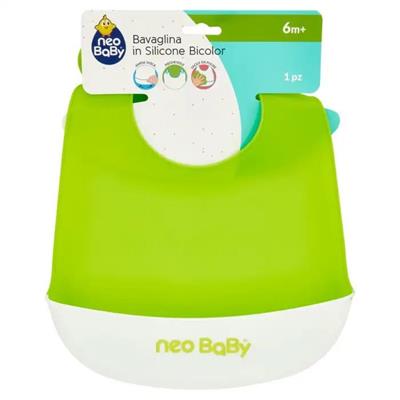 NEO BABY BAVAGLINA SILICONE BICOLOR NB