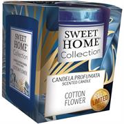 SWEET HOME CANDELA PROFUMATA COTTON FLOWER 110GR