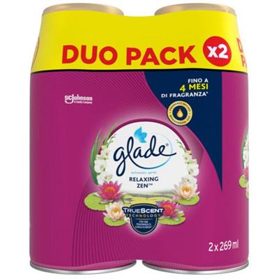 GLADE AUTOMATIC SPRAY RICARICA BIPACCO RELAXING ZEN 2X269ML