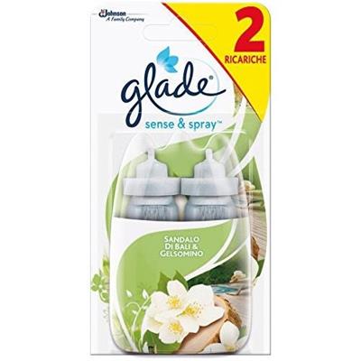 GLADE SENSE&SPRAY DOPPIA RICARICA SANDALO GELSOMINO 18MLX2