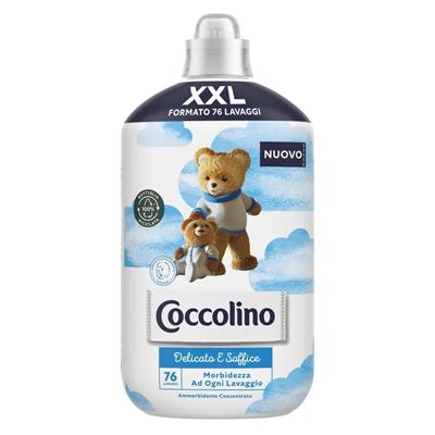 COCCOLINO AMM.CONC.DELICATO E SOFFICE 1750 ML 76 LAV.