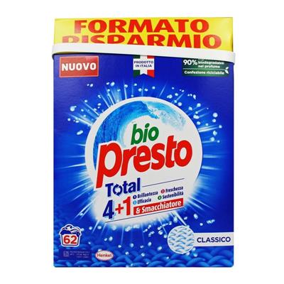 BIO PRESTO DETERSIVO BUCATO POLVERE 62 MIS.