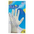 TULIP GUANTI FIT BIANCO MONOUSO LATTICE TAGLIA M 100 PZ TC