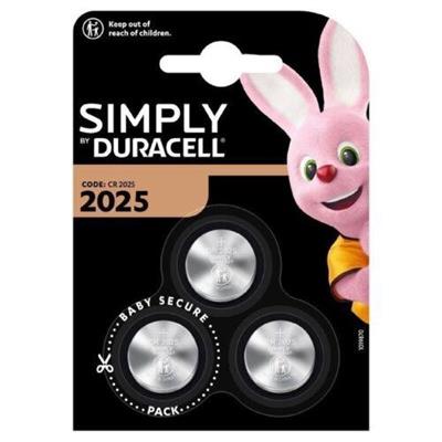 DURACELL SIMPLY CR 2016 X 3